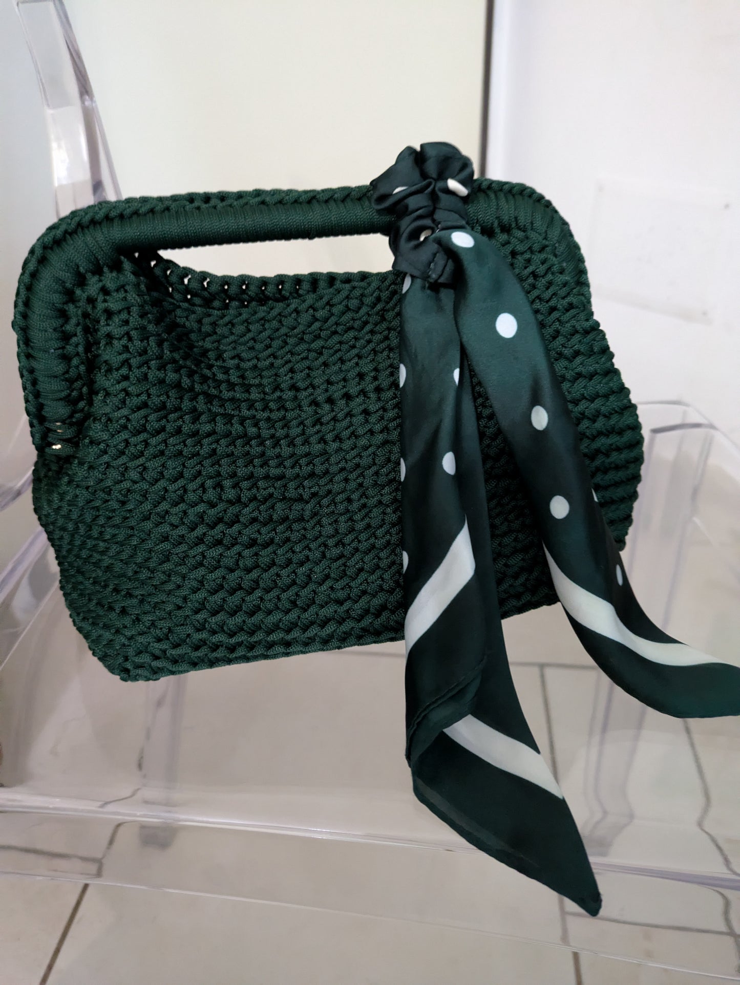 Clutch in cordino per borse